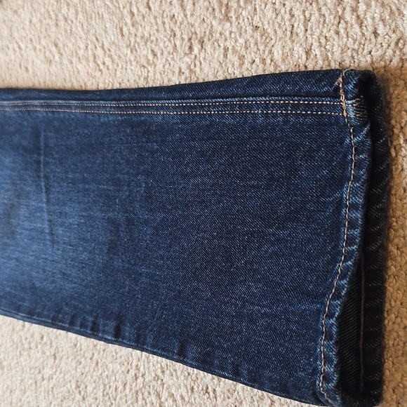 Old Navy High-Rise Slouchy Straight Cropped Dark Wash Jeans Size 00 - Picture 11 of 15
